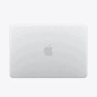 13-inch MacBook back in silver with centered Apple logo