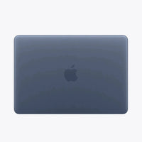 13-inch MacBook back in dark blue with centered Apple logo