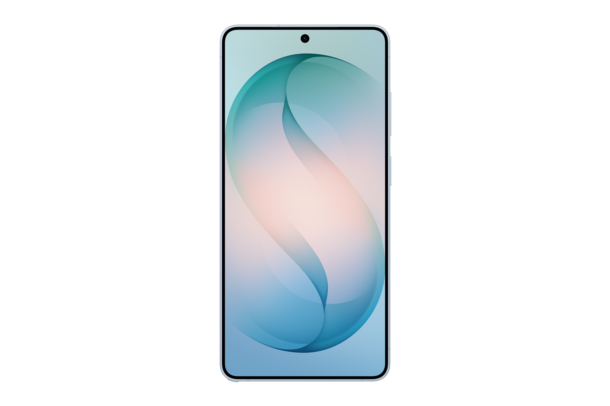 Galaxy S26 Ultra in sky blue, front view with S Pen
