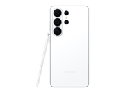 Galaxy S26 Ultra white back with triple camera and included stylus