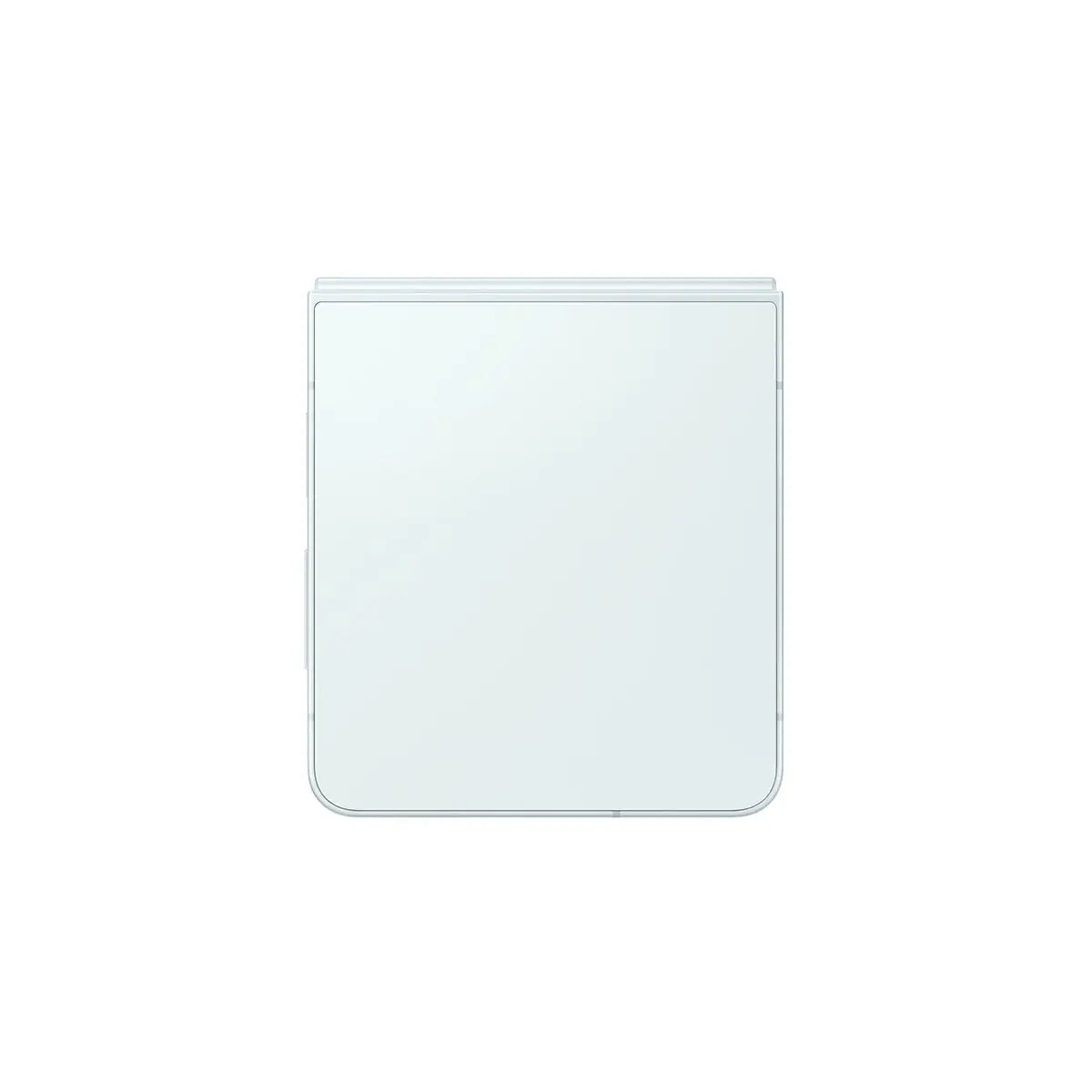 Light-colored foldable phone back cover, flat view