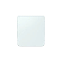 Light-colored foldable phone back cover, flat view